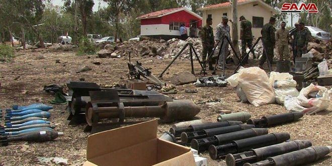 Quân đội Syria chiếm giữ lượng vũ khí khổng lồ của phe thánh chiến ở Homs - ảnh 1