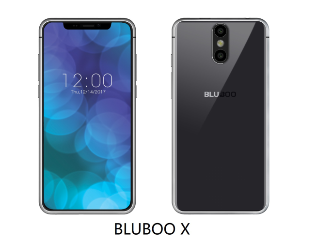BLUBOO sản xuất smartphone kiểu dáng như iPhone X - ảnh 1