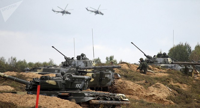 Quân đội Nga và Belarus trong cuộc tập trận Zapad 2017