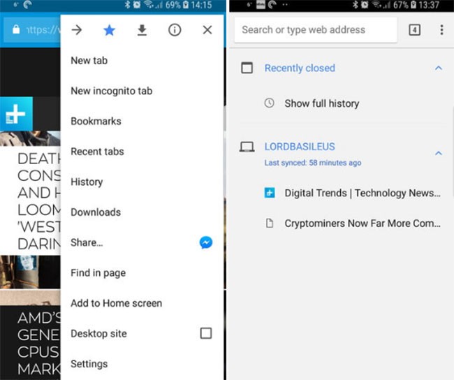 Cách chuyển đường link các trang web từ Google Chrome trên PC sang smartphone Android - ảnh 1