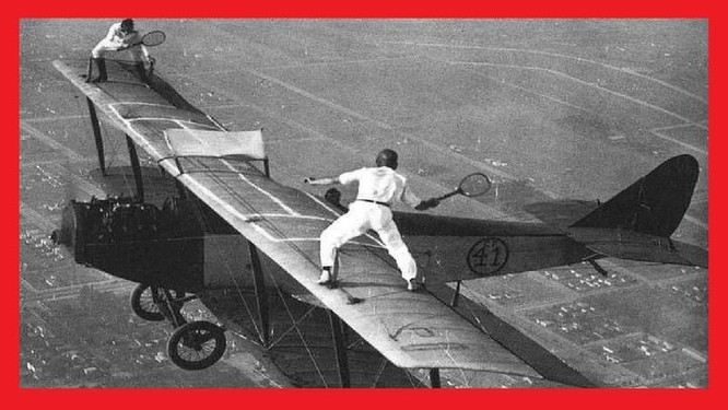 Plane Wing Tennis