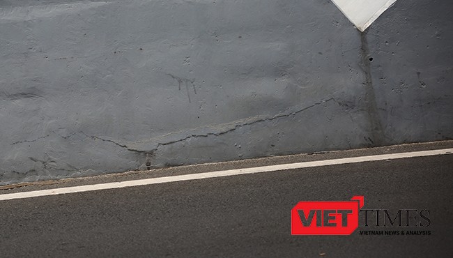 Đà Nẵng, Cầu Rồng, nứt, sông Hàn, Sở GTVT, ụ vòm, sự cố, VietTimes