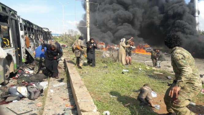 Phiến quân Syria tấn công kinh hoàng ở Aleppo, gần trăm người chết và bị thương - ảnh 1