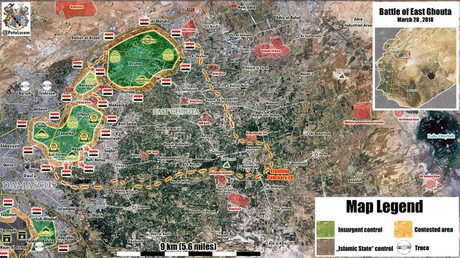 Nhóm thánh chiến Syria đầu tiên ở Đông Ghouta giao nộp cứ địa, di chuyển về Idlib - ảnh 1