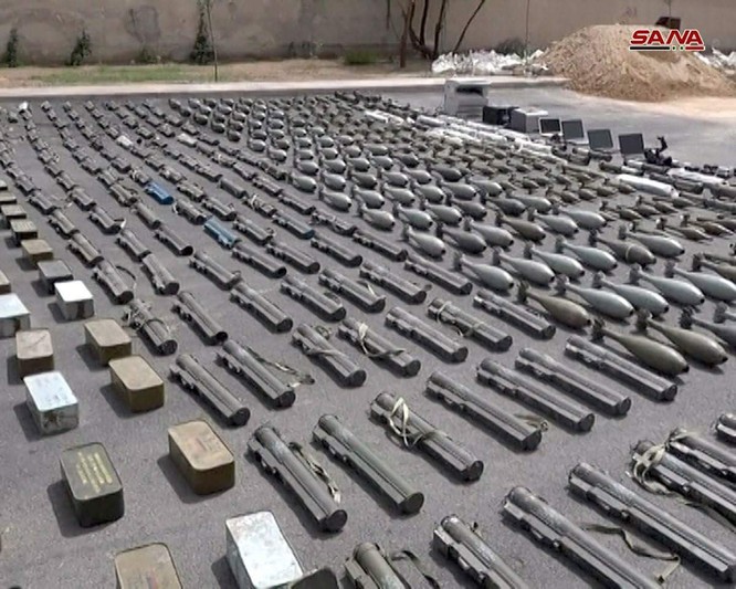 Quân đội Syria chiếm giữ lượng lớn vũ khí Israel ở Rastan, Homs - ảnh 1