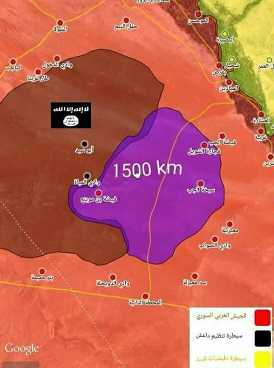 Nga yểm trợ quân Assad đè bẹp IS, chiếm 1.500 km2 sa mạc Deir Ezzor - ảnh 1