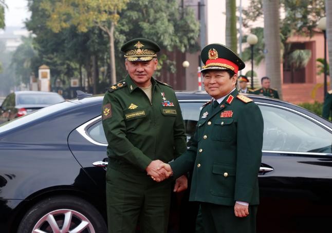Tháng 1/2018, Bộ trưởng Quốc phòng Nga Sergey Shoigu thăm Việt Nam.