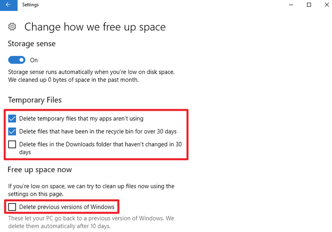 Tự động xóa file trong thư mục Downloads và Recycle Bin sau 30 ngày trên Windows 10 - ảnh 2