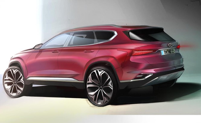 Hyundai công bố những hình ảnh đầu tiên của Santa Fe thế hệ mới - ảnh 2