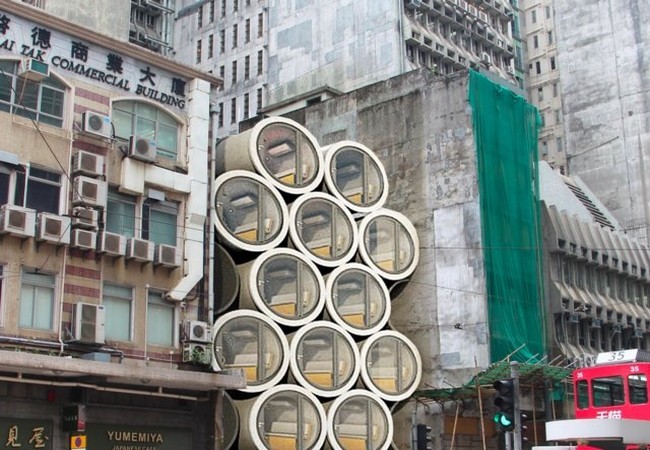 Độc đáo những ngôi nhà ống cống 10m2 – giải pháp hiệu quả về nhà ở cho thành phố đắt đỏ nhất thế giới - ảnh 8