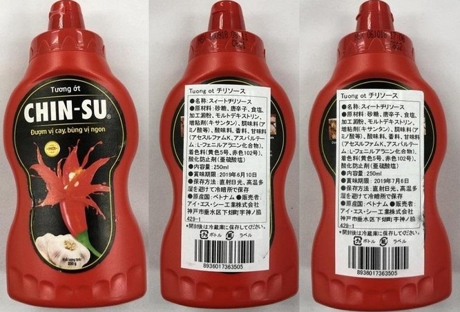 Nhật Bản yêu cầu thu hồi tương ớt Chin-su nhập khẩu từ Việt Nam vì có chứa phụ gia cấm? - ảnh 1