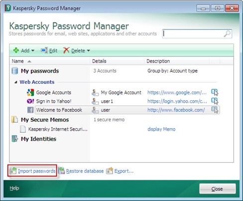 Giao diện Kaspersky
