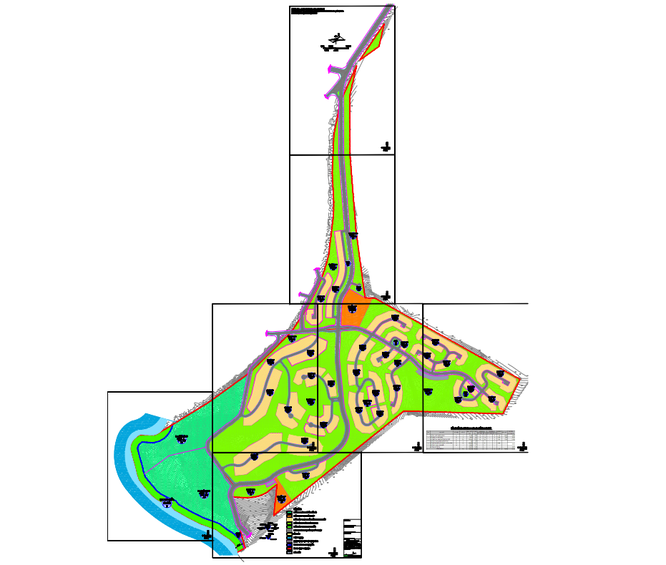 Quy hoạch tỷ lệ 1/500 Khu du lịch sinh thái Green Hill 