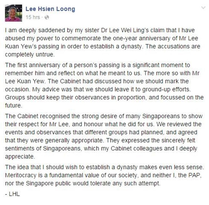 “Đệ nhất thế gia” Singapore và chuyện mâu thuẫn của anh em ông Lý Hiển Long - ảnh 3