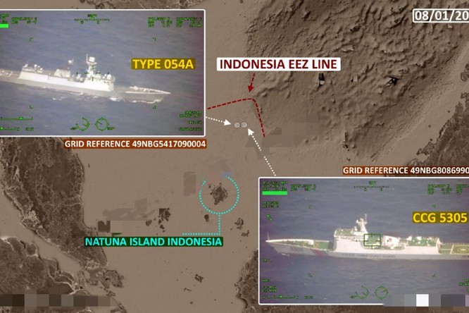Đối đầu Trung Quốc – Indonesia trên vùng biển Natuna: Trung Quốc đã triển khai tàu hộ vệ mạnh nhất  - ảnh 2