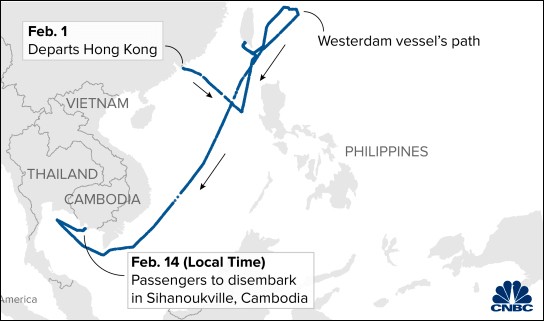 “Thả gà rồi đuổi” - Hãng tàu Holland America Line truy tìm hành khách đã xuống tàu ở Campuchia khắp toàn cầu - ảnh 3