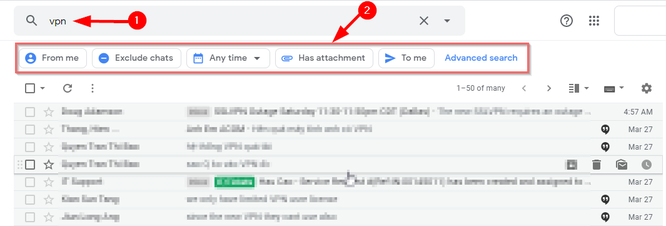 Cách tìm kiếm email Gmail siêu nhanh - ảnh 2