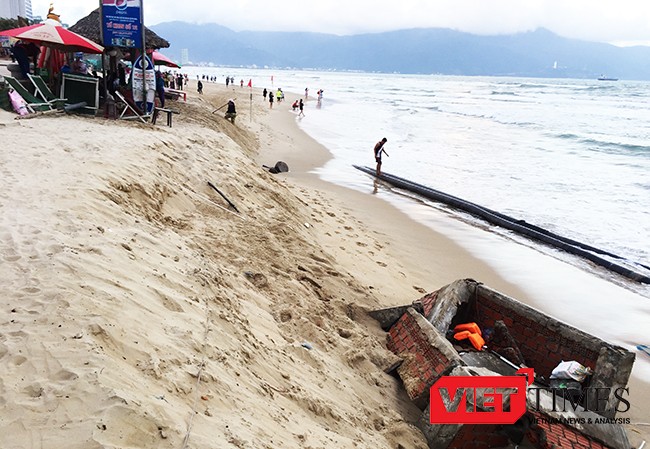 VietTimes, Biển du lịch, Đà Nẵng, xâm thực, nghiêm trọng, Sơn Trà, du lịch, bãi biển