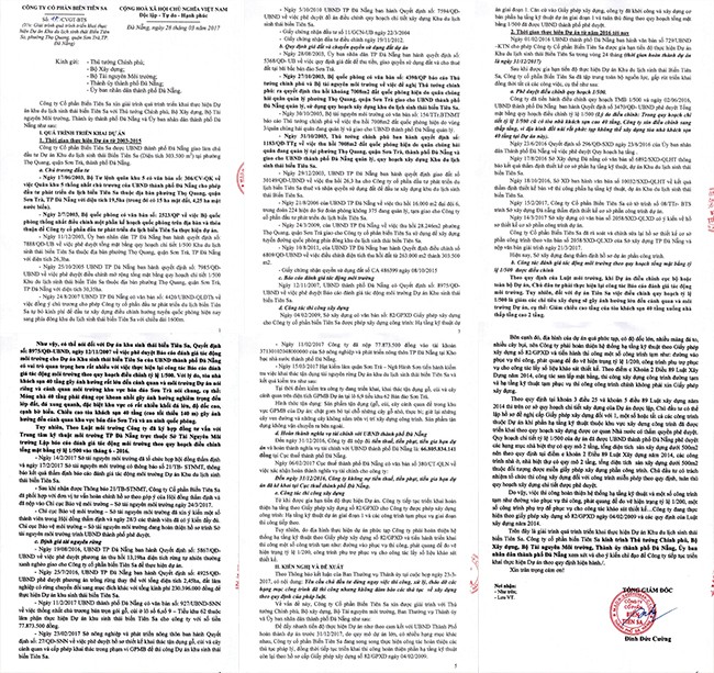 Dự án, băm nát, bán đảo Sơn Trà, Đà Nẵng, Chủ đầu tư, bác bỏ, kết luận Thành ủy khu du lịch