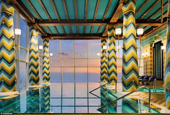 Phòng Spa có giá 264 euro cho 3 tiếng thư giãn