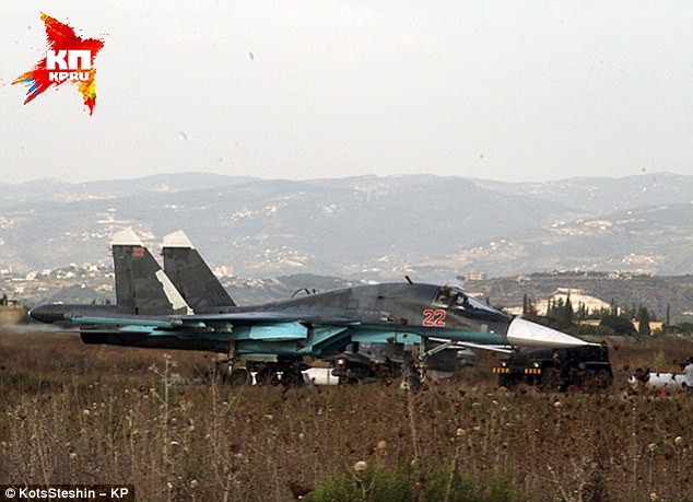 Chiến đấu cơ Nga có mặt tại căn cứ Latakia tại Syria đang tiến hành chiến dịch không kích kéo dài từ 3.4 tháng
