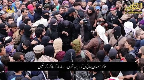 IS dùng xe máy kéo xác 3 binh sĩ Syria khắp Raqqa ảnh 2