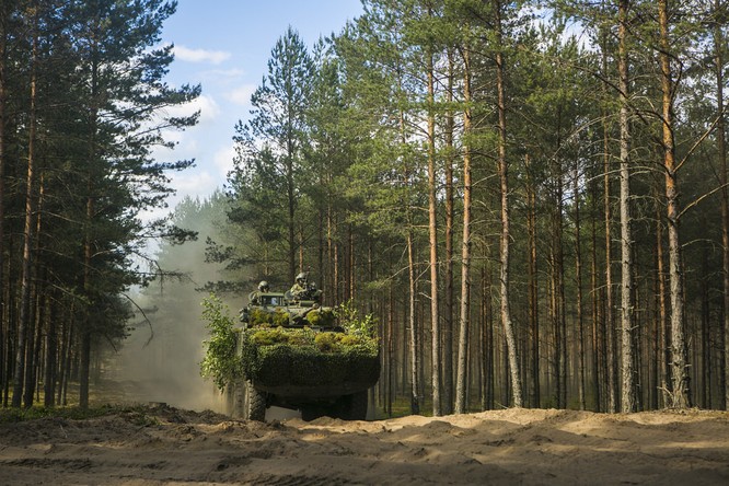 Chùm ảnh NATO phô diễn sức mạnh quân sự trong diễn tập Saber Strike 2015 ảnh 15