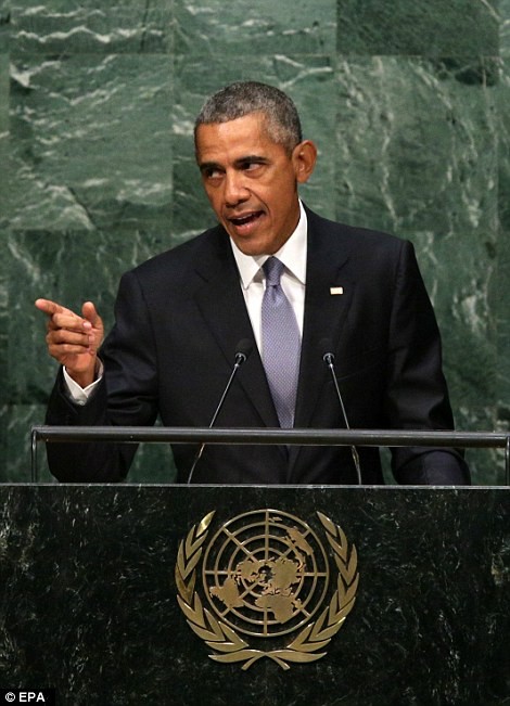 Ông Obamam gay gắt về vấn đề Syria