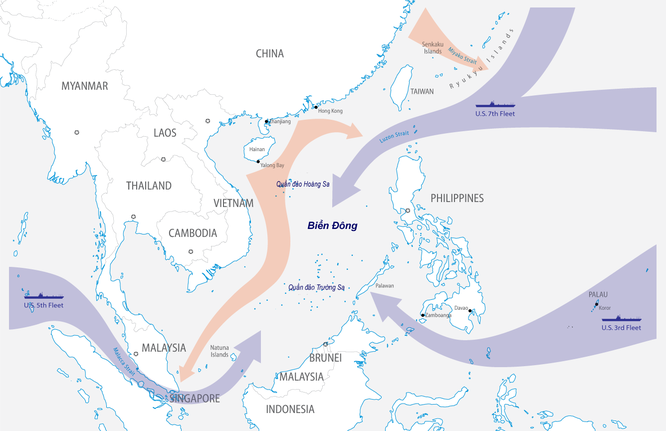 Ba kịch bản bùng phát chiến tranh Mỹ-Trung trên biển Đông - ảnh 1