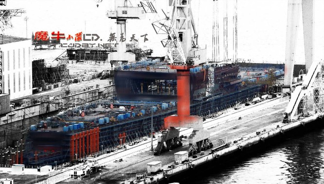 Chóng mặt tốc độ đóng tàu sân bay thứ hai CV -17 của Trung Quốc ảnh 4