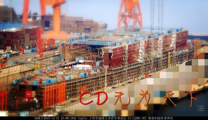 Chóng mặt tốc độ đóng tàu sân bay thứ hai CV -17 của Trung Quốc ảnh 5