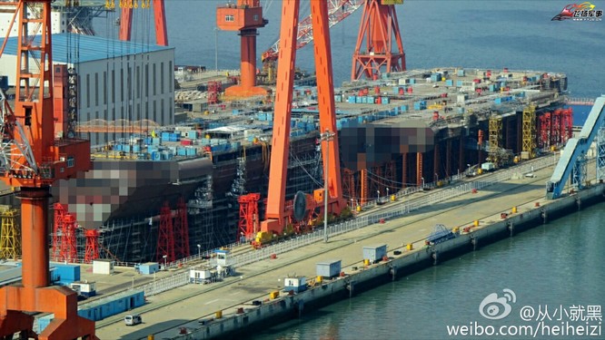 Chóng mặt tốc độ đóng tàu sân bay thứ hai CV -17 của Trung Quốc ảnh 12