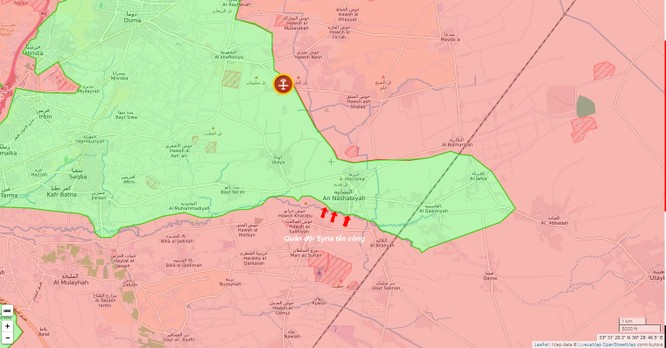 Vệ binh Syria giải phóng 1 làng, uy hiếp phiến quân ở Đông Ghouta ảnh 1