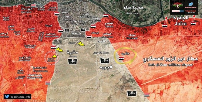 Trận chiến Deir Ezzor: Quân đội Syria đánh bật IS, hàng loạt chiến binh khủng bố mất mạng ảnh 1