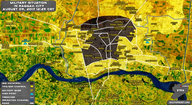 IS tử chiến trên từng mét đất tại sào huyệt Raqqa ảnh 12