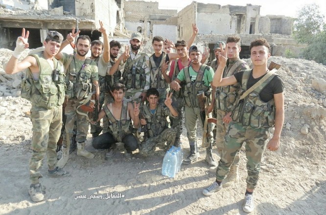Quân đội Syria tấn công sào huyệt thánh chiến ngoại vi Damascus - ảnh 5