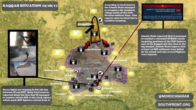Sắp bại vong, IS ngoan cố tử thủ tại hang ổ Raqqa (video) ảnh 10