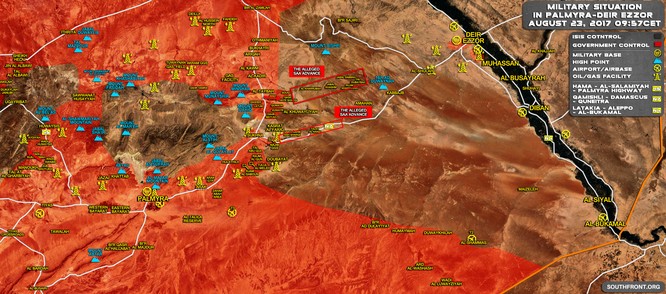 Nga yểm trợ, quân Syria bất thần đánh về Deir Ezzor (video) ảnh 1