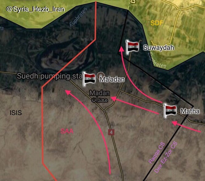 “Hổ Syria” tốc chiến đánh gục IS, quét sạch toàn bộ sa mạc Deir Ezzor - Raqqa (video) ảnh 1