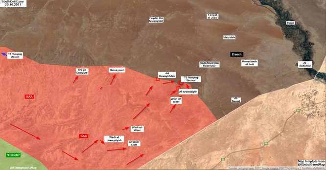 Đặc nhiệm Nga yểm trợ quân đội Syria đoạt chốt IS tại Deir Ezzor (video) ảnh 1