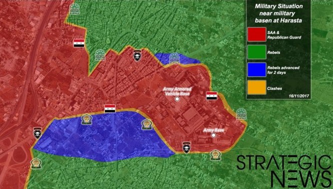 Phiến quân Syria đạp đổ thỏa thuận ngừng bắn ven Damascus ảnh 1