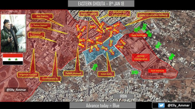 Quân đội Syria phá vỡ vòng vây phiến quân tại chảo lửa Đông Ghouta - ảnh 1