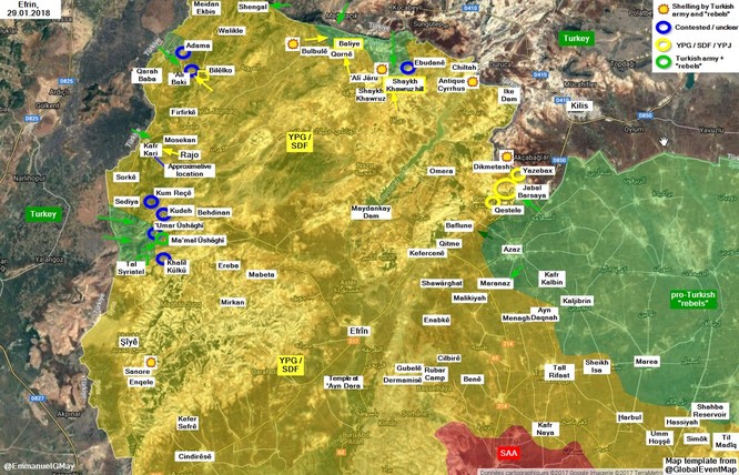 Quân Thổ xung trận đẩy lùi người Kurd Syria, đoạt thêm lãnh thổ ở Afrin ảnh 1