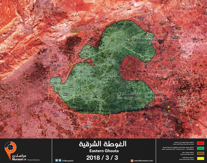 “Hổ Syria” chủ công xung trận chiếm thị trấn trọng yếu, sắp chia cắt Đông Ghouta - ảnh 1