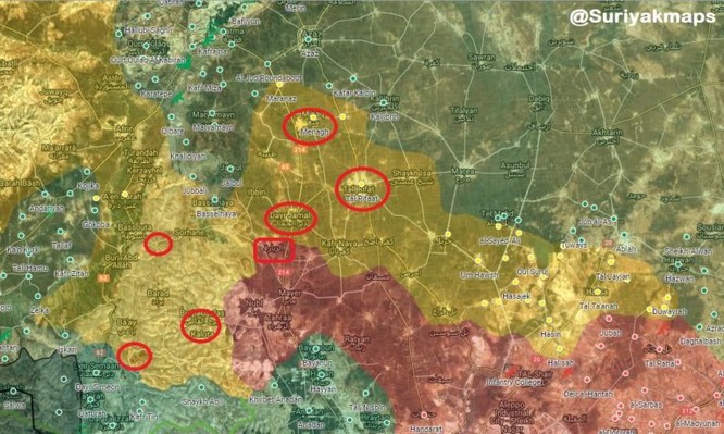 Quân Thổ vây khốn Afrin, thúc Mỹ ép người Kurd giao nộp nốt Manbij ảnh 1