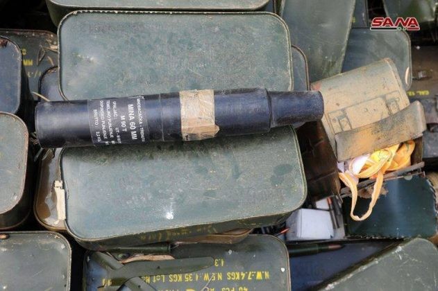 Quân đội Syria chiếm lượng vũ khí khổng lồ của IS tại chiến địa Daraa - ảnh 13