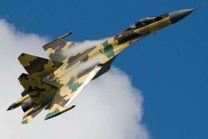 Máy bay chiến đấu Su-35 Nga. Ảnh: Cankao