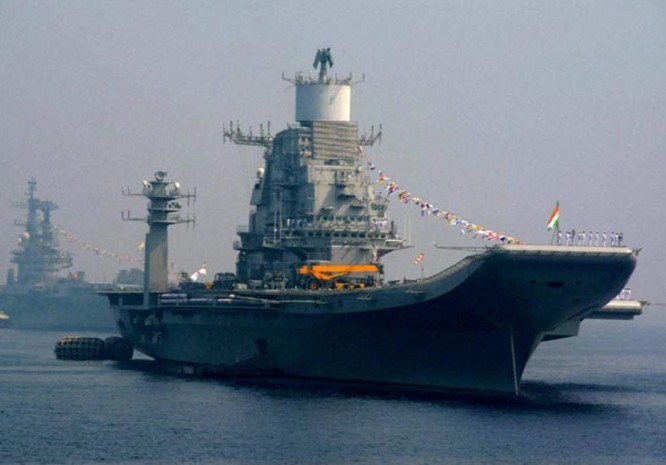 Tàu sân bay INS Vikramaditya. Ảnh: The Indian Express