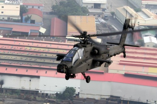 Máy bay trực thăng AH-64E Đài Loan mua của Mỹ.