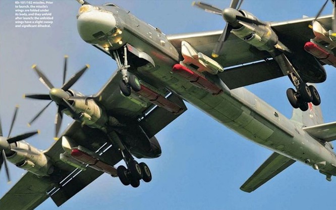 Máy bay ném bom chiến lược Tu-95 Nga đã vài lần xuất kích từ lãnh thổ Nga, tấn công các mục tiêu khủng bố tại Syria